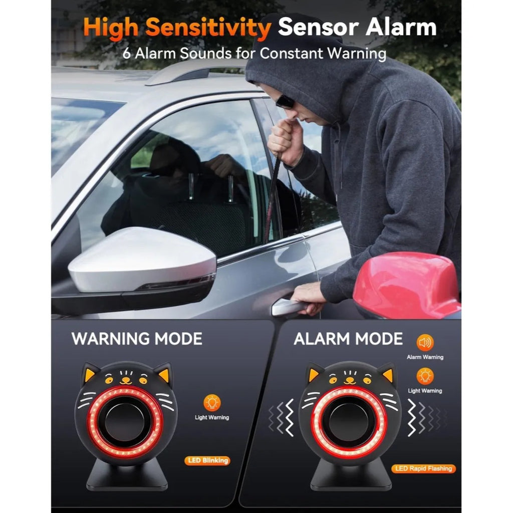 Alarma Inalámbrica Auto 120db Sensor Movimiento