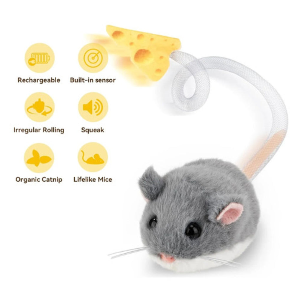 Juguete Interactivo Gato Migipaws Migimouse Recargable Usb