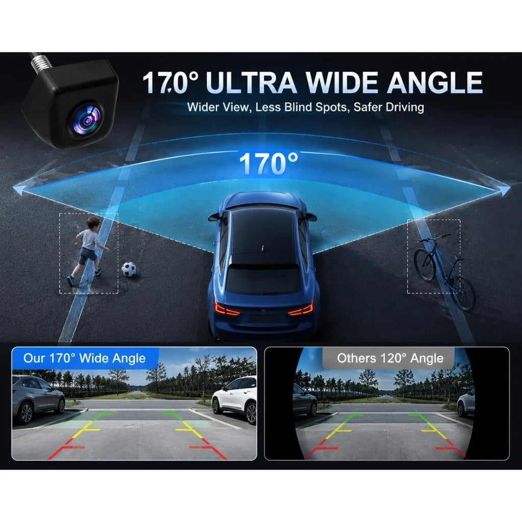 Camara Reversa 1080p 170 Grados Impermeable