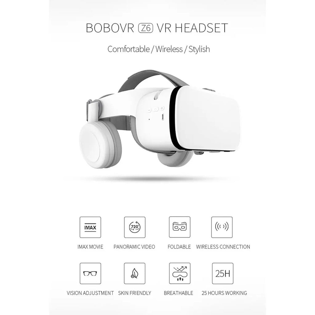 Gafas Vr Plegables Con Bluetooth Juegos Y Cine 3d Celular