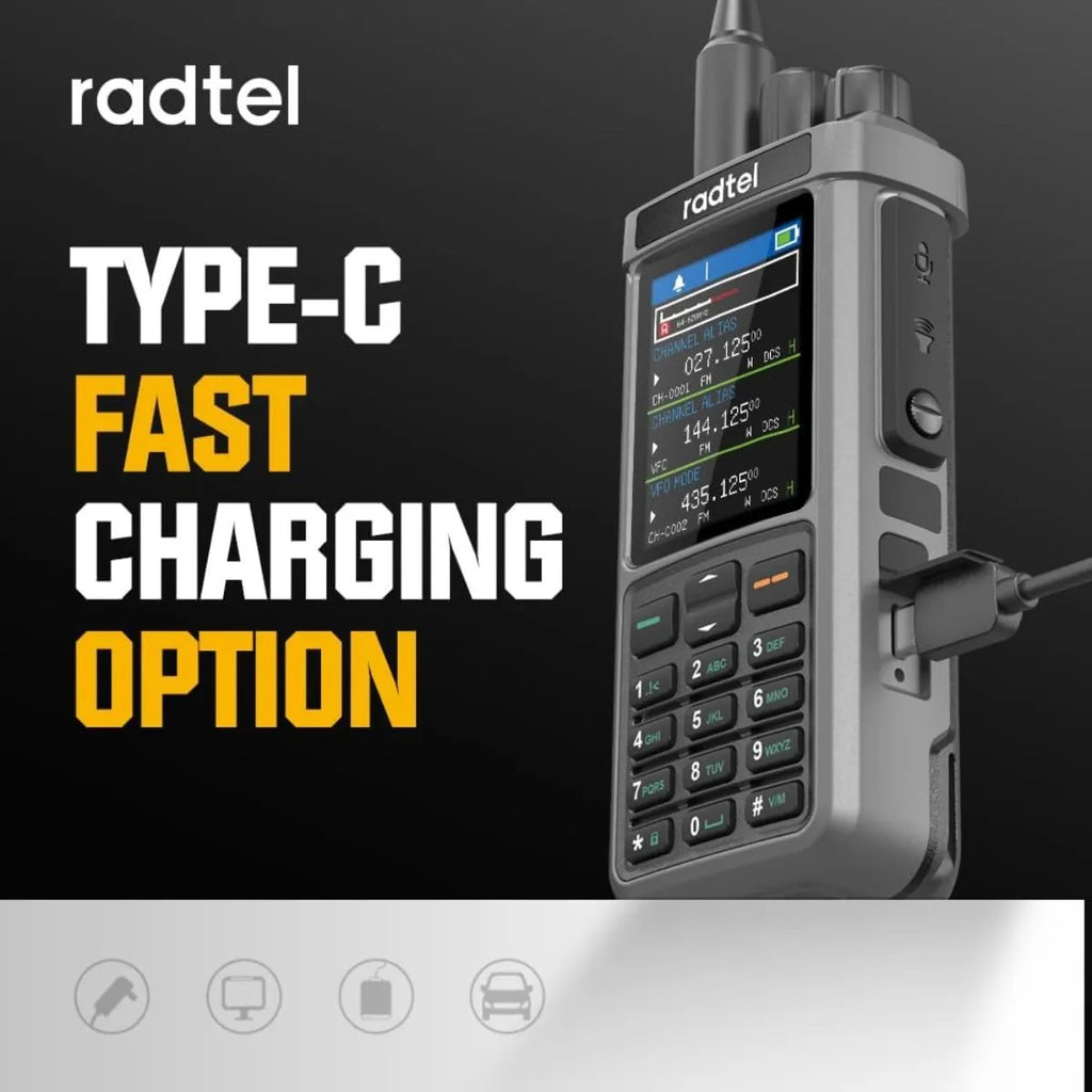 Radio Portátil Radtel Rt-880g Gps 10w