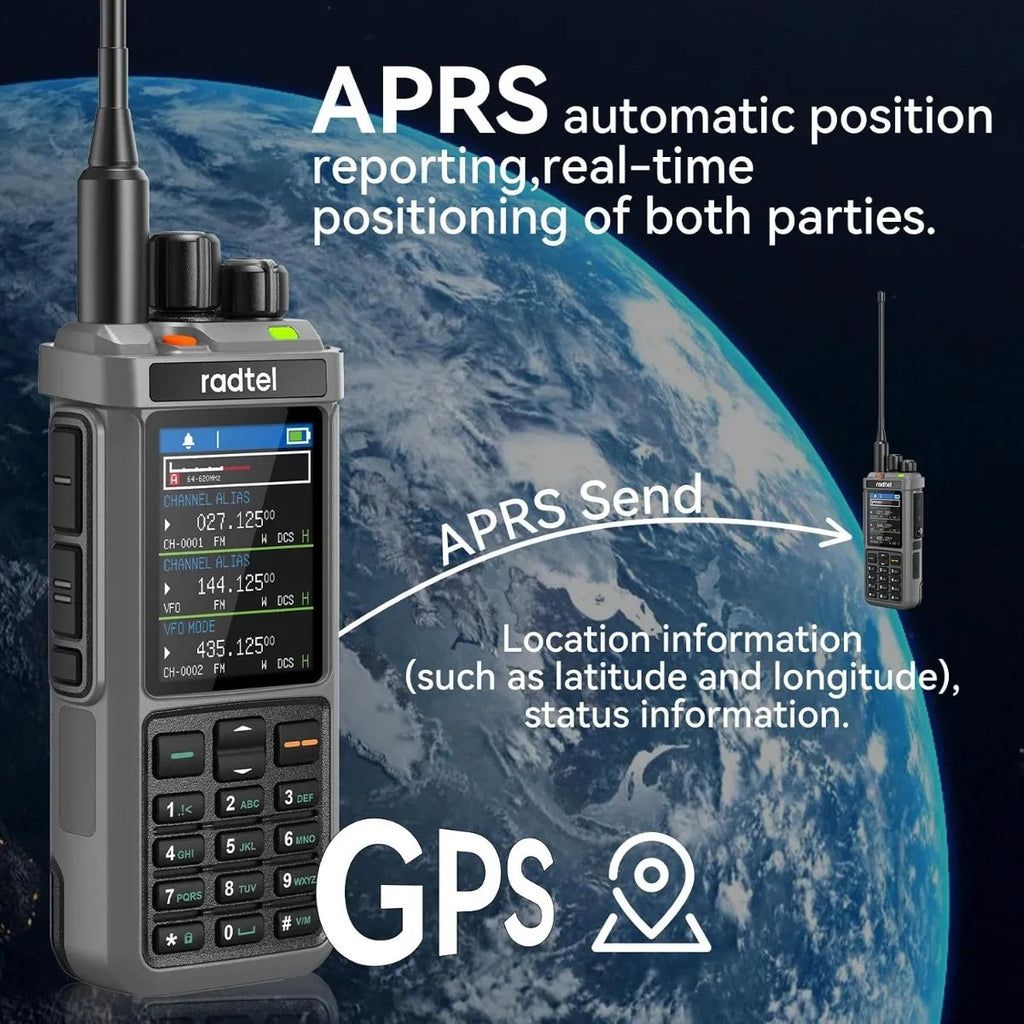 Radio Portátil Radtel Rt-880g Gps 10w