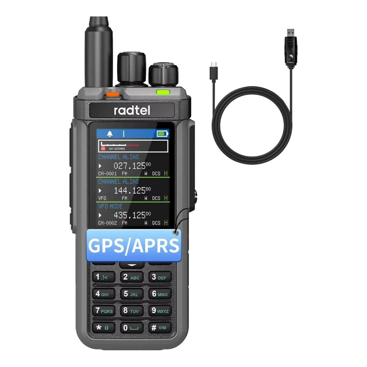 Radio Portátil Radtel Rt-880g Gps 10w