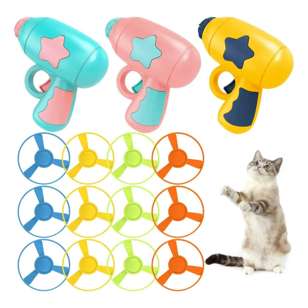 Juguete Interactivo Gato 12 Piezas Hélices Coloridas Entrena