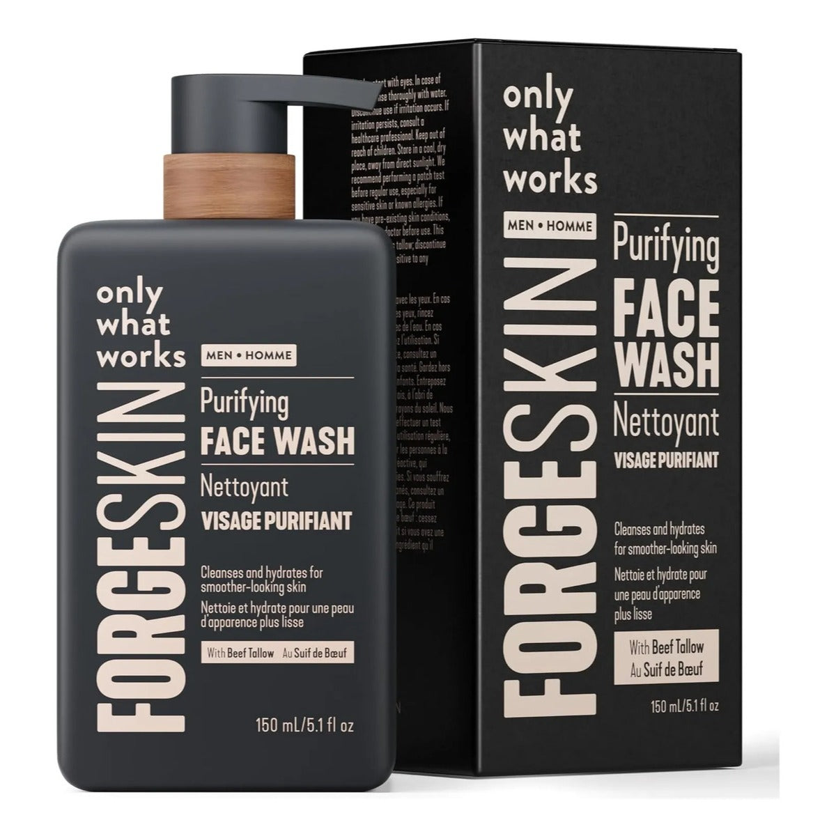 Forge Skin limpiador facial hombre hidratante 150ml