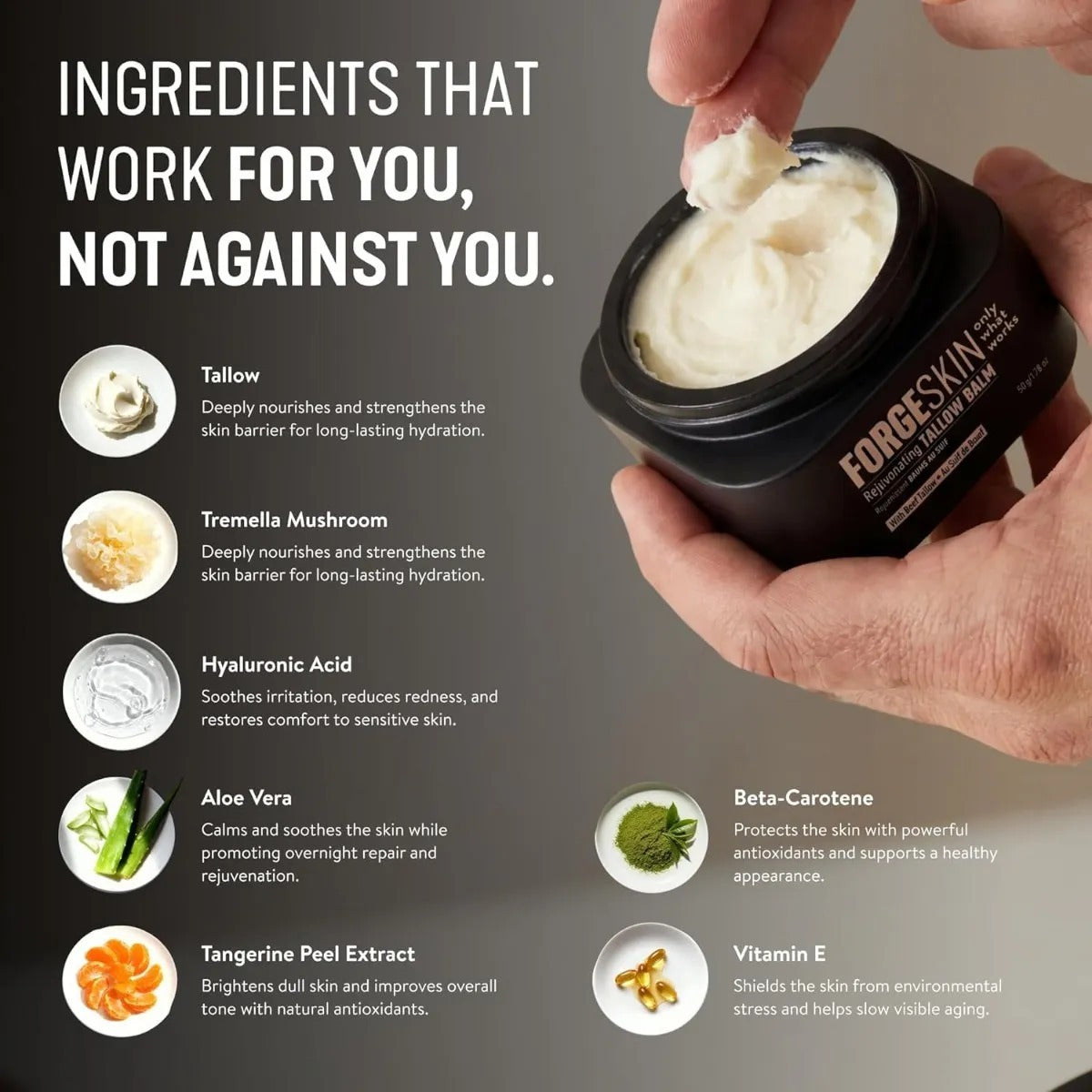 Forge Skin Men Rutina Facial Kit Con Bálsamo Limpiador Sérum