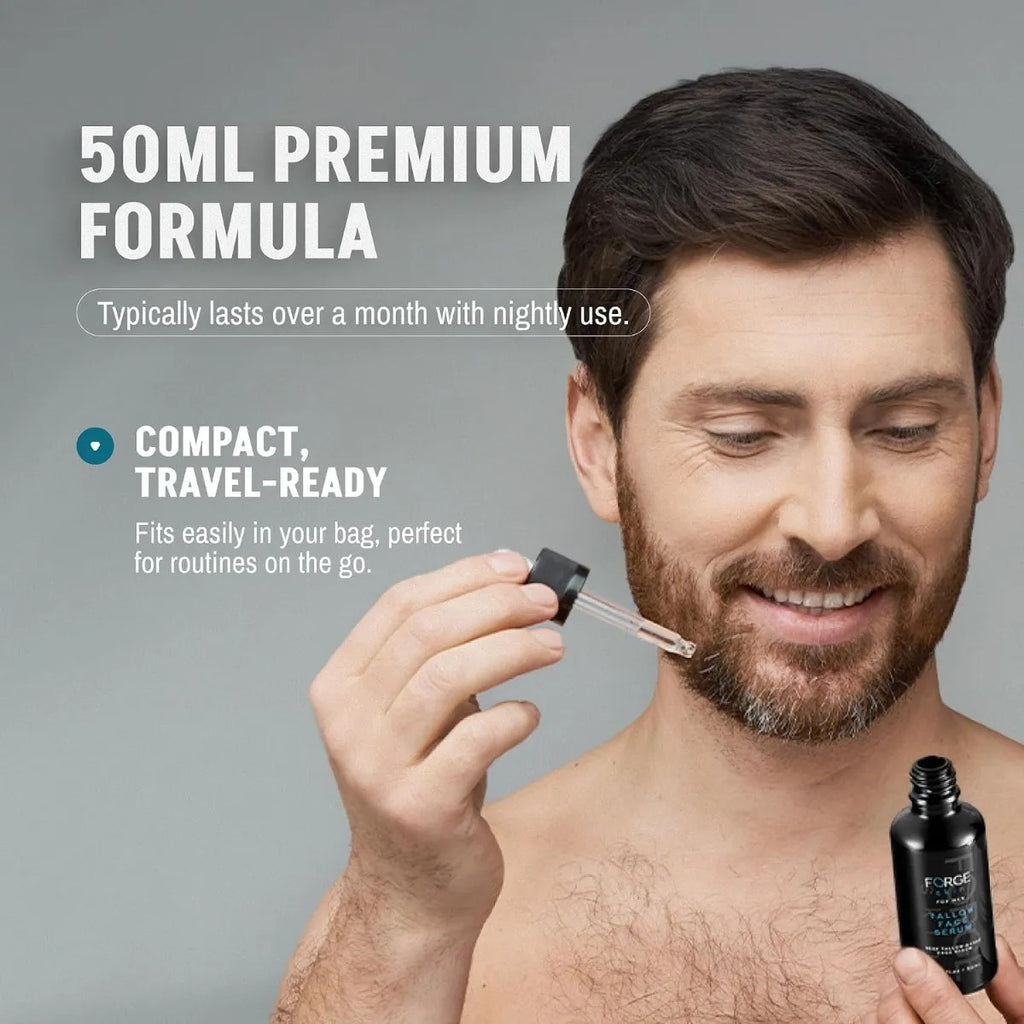 Forge Skin Men Rutina Facial Kit Con Bálsamo Limpiador Sérum