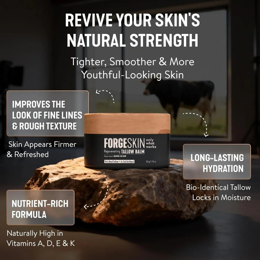 Rutina Diaria Forge Skin Bálsamo Limpiador Sérum Sunscreen