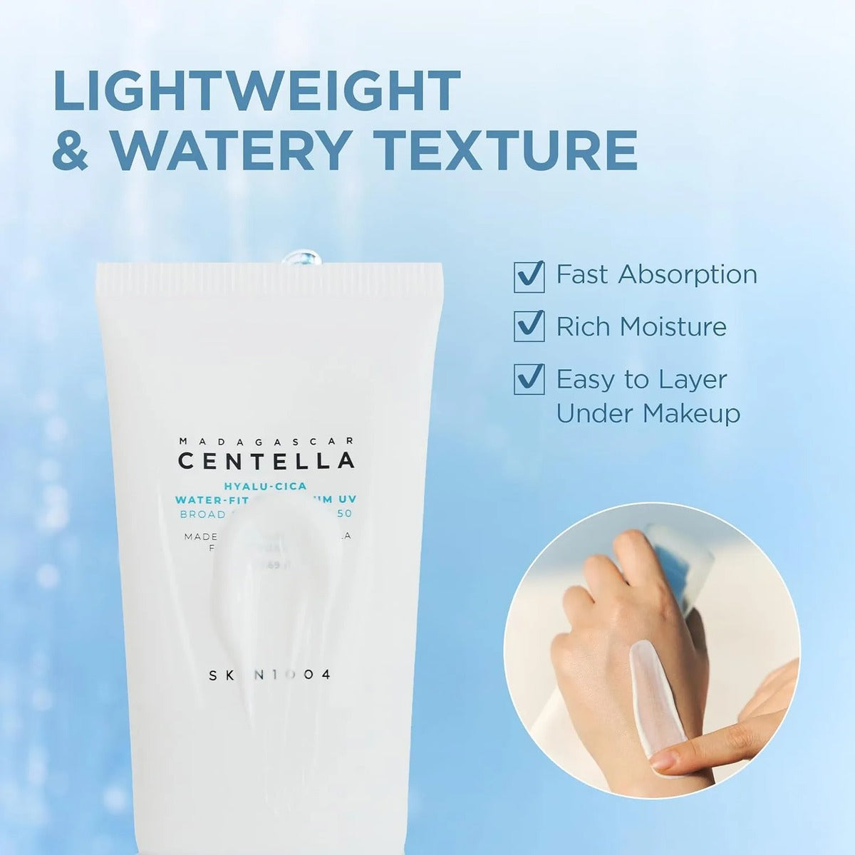 Protector Solar Serum Facial Coreano Spf50 Centella 50ml