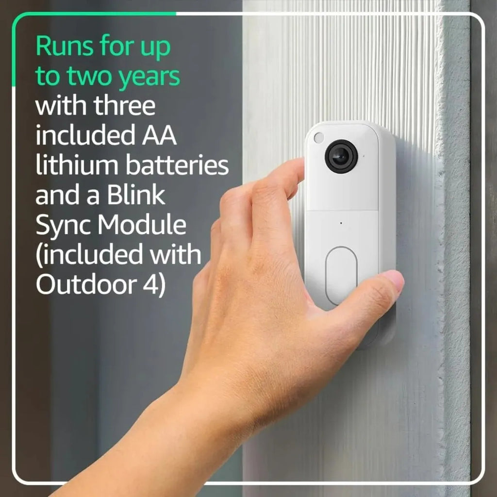 Kit Blink Video Doorbell + 2 Cámaras Outdoor 4 + Módulo