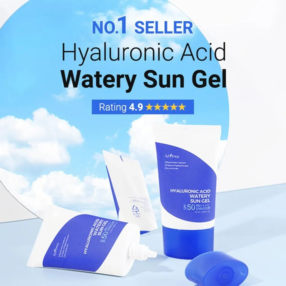 Isntree Protector Solar Koreano Spf50 Ácido Hialurónico 50ml