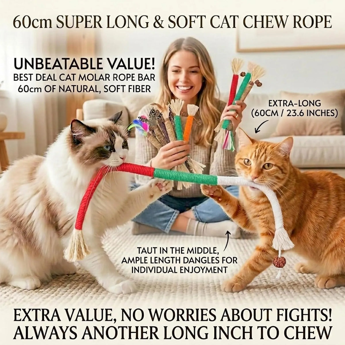 Juguetes Masticables Grembeb Para Gatos 12pzs Catnip Palitos