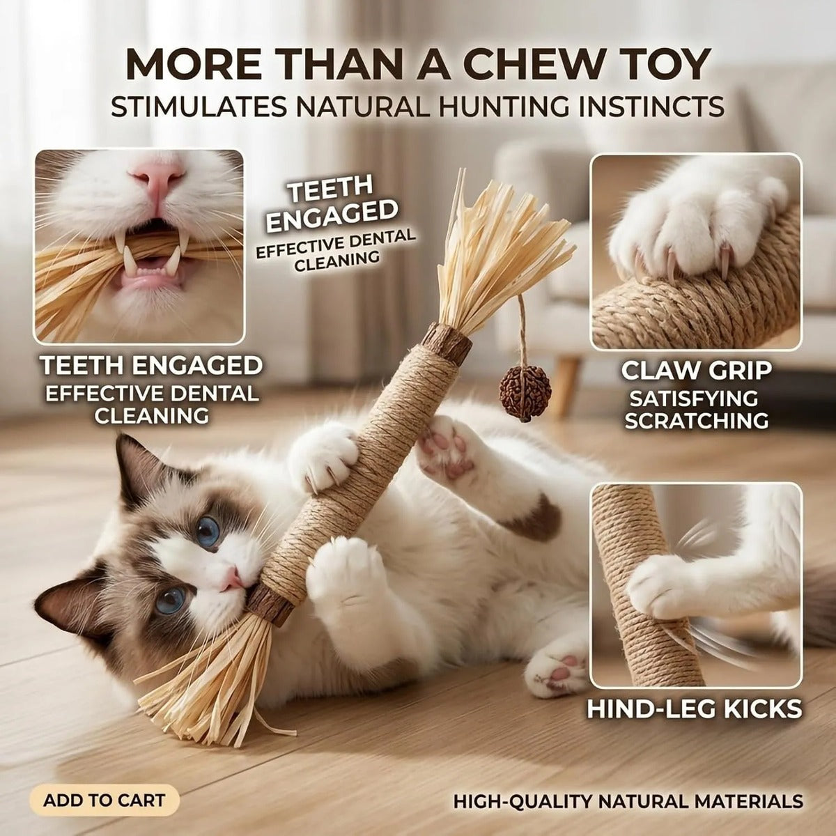 Juguetes Masticables Grembeb Para Gatos 12pzs Catnip Palitos