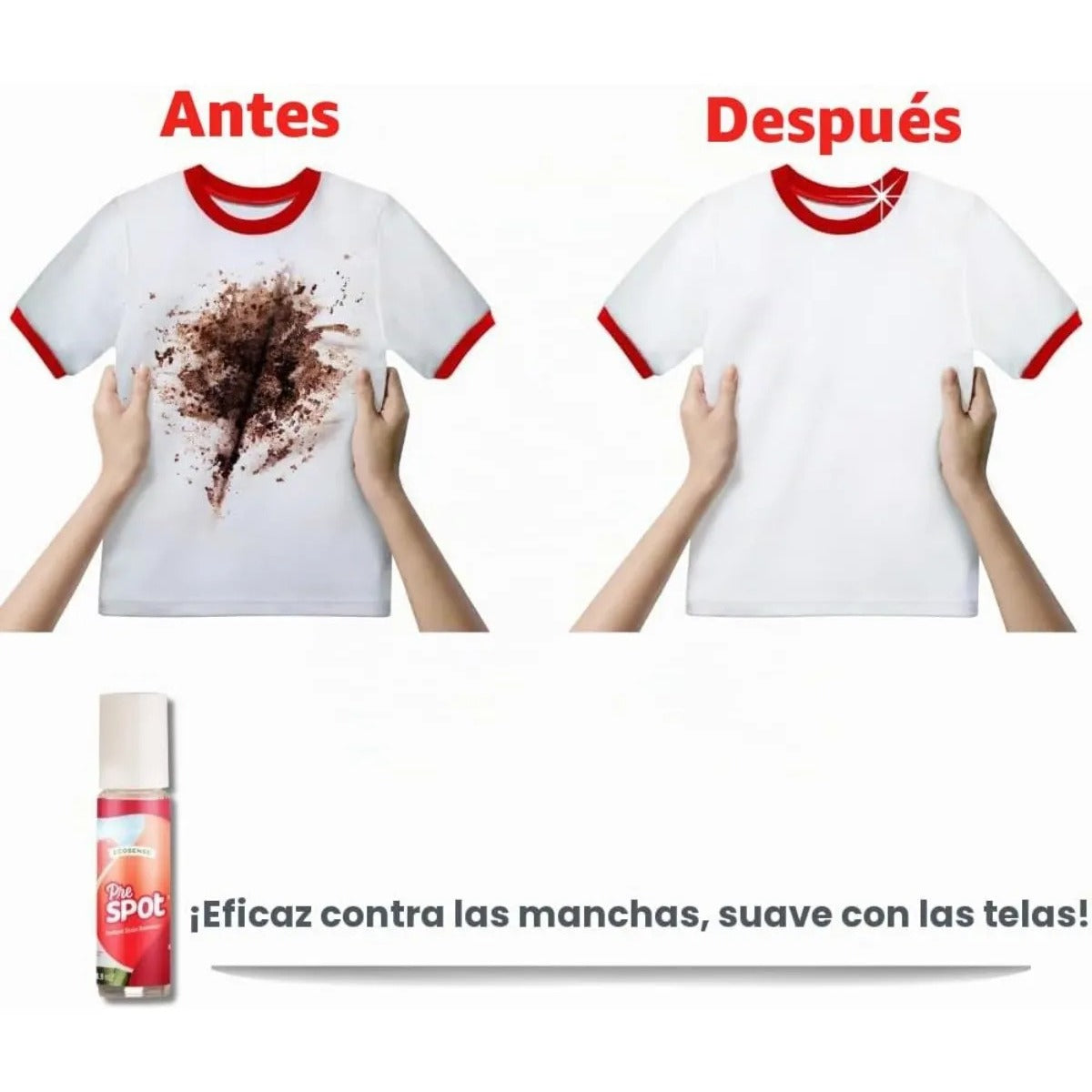 Ecosense Prespot Quitamanchas Instantaneo Ropa Y Telas