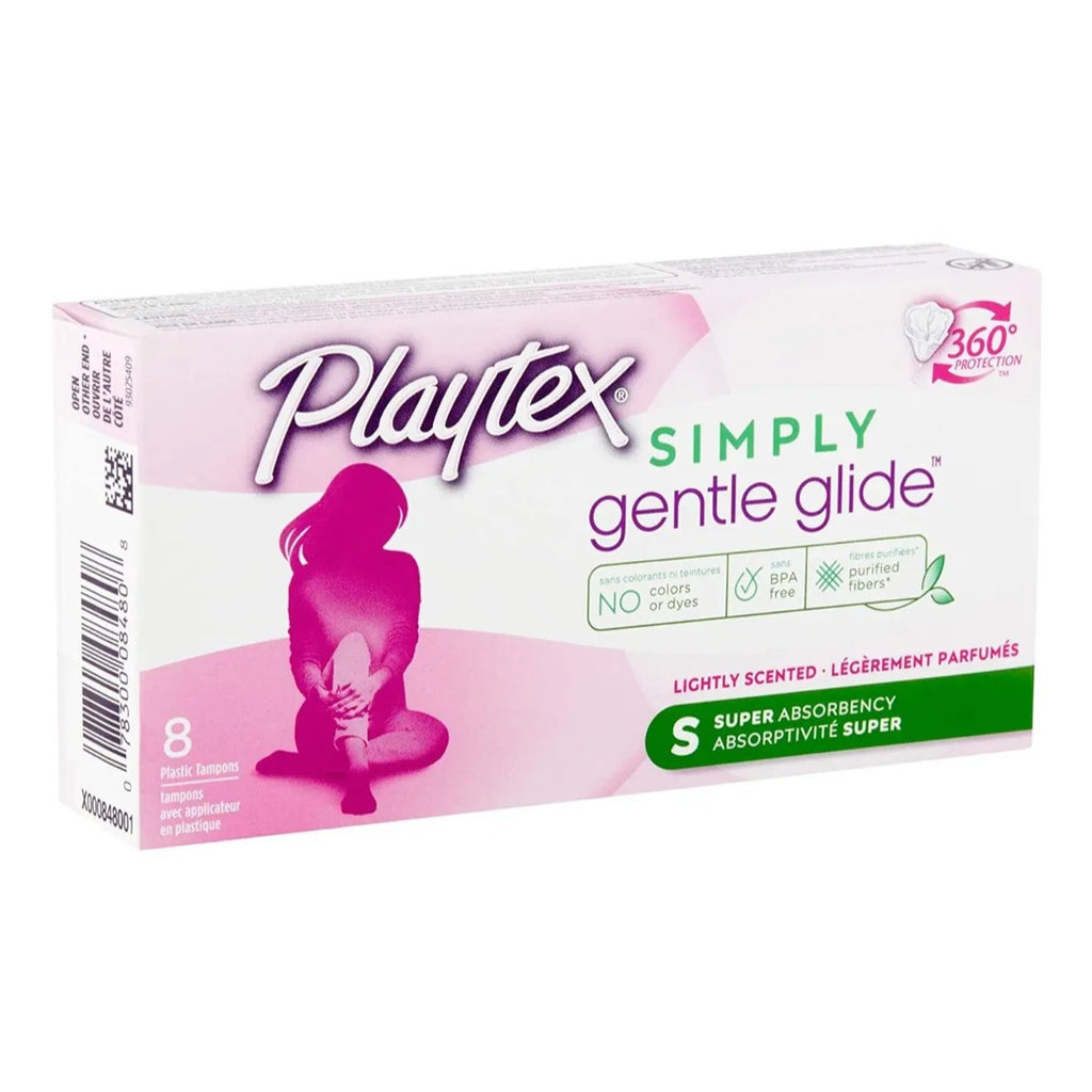 Tampones Playtex Simply Glente Glide Super 8 Unidades