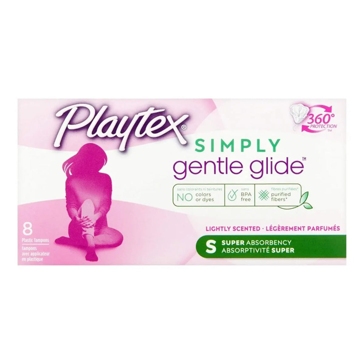 Tampones Playtex Simply Glente Glide Super 8 Unidades