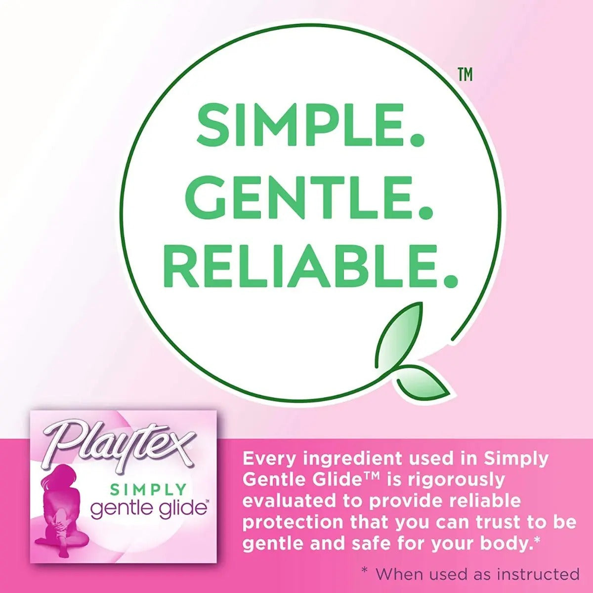 Tampones Playtex Simply Glente Glide Super 8 Unidades