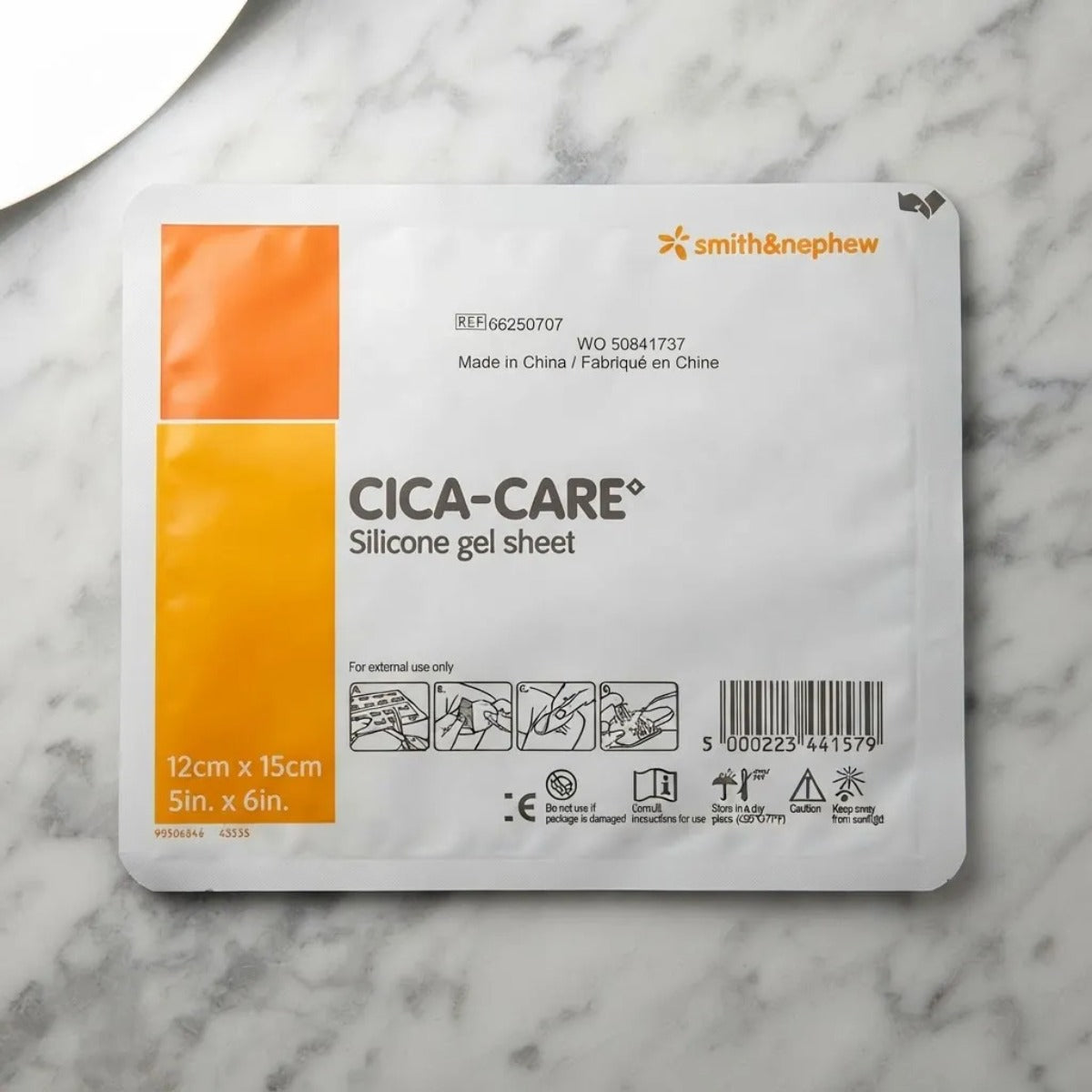Cica-care Lámina Adhesiva De Gel De Silicona (12cm X 15cm)
