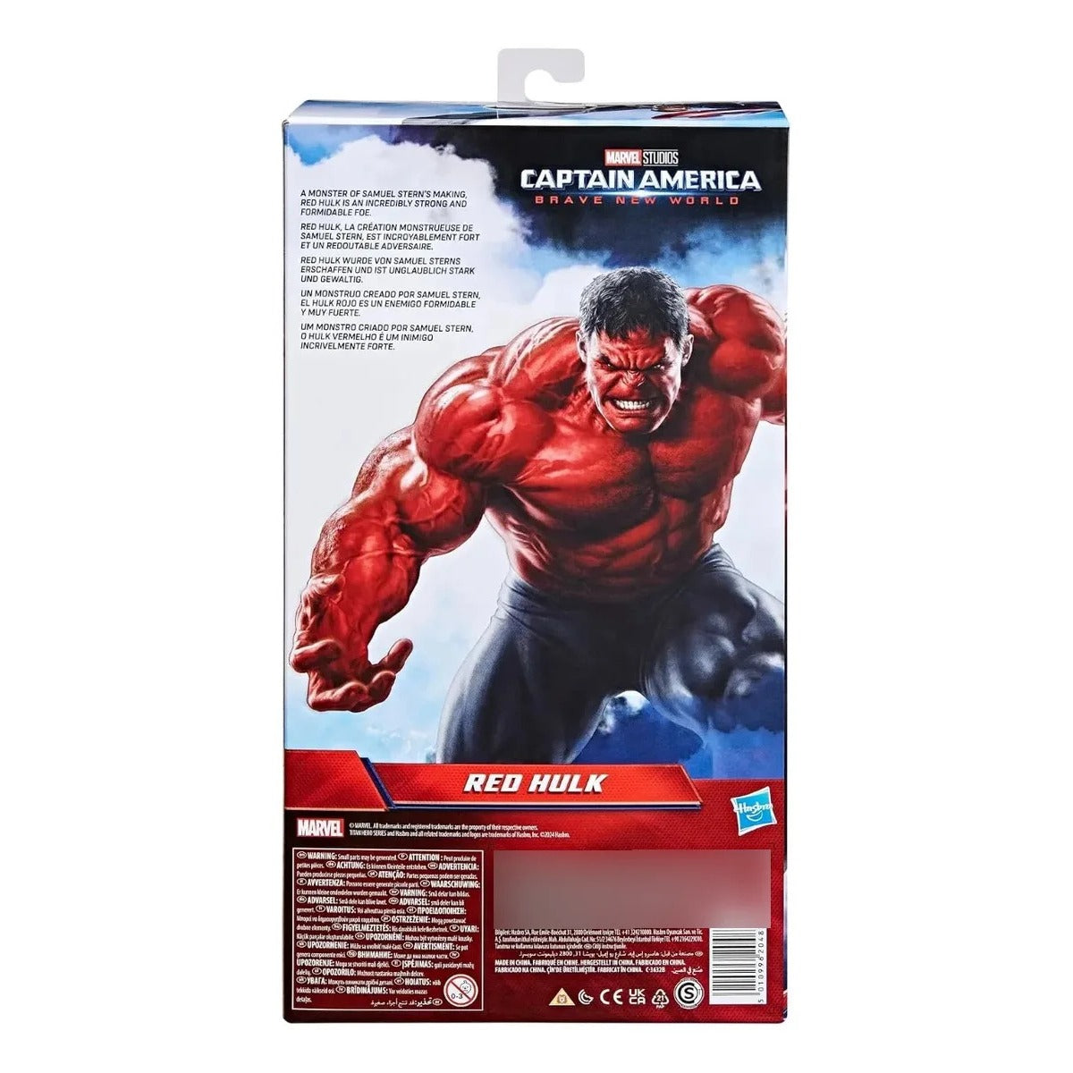 Marvel Titan Series Hulk Rojo Figura Acción Deluxe 30cm