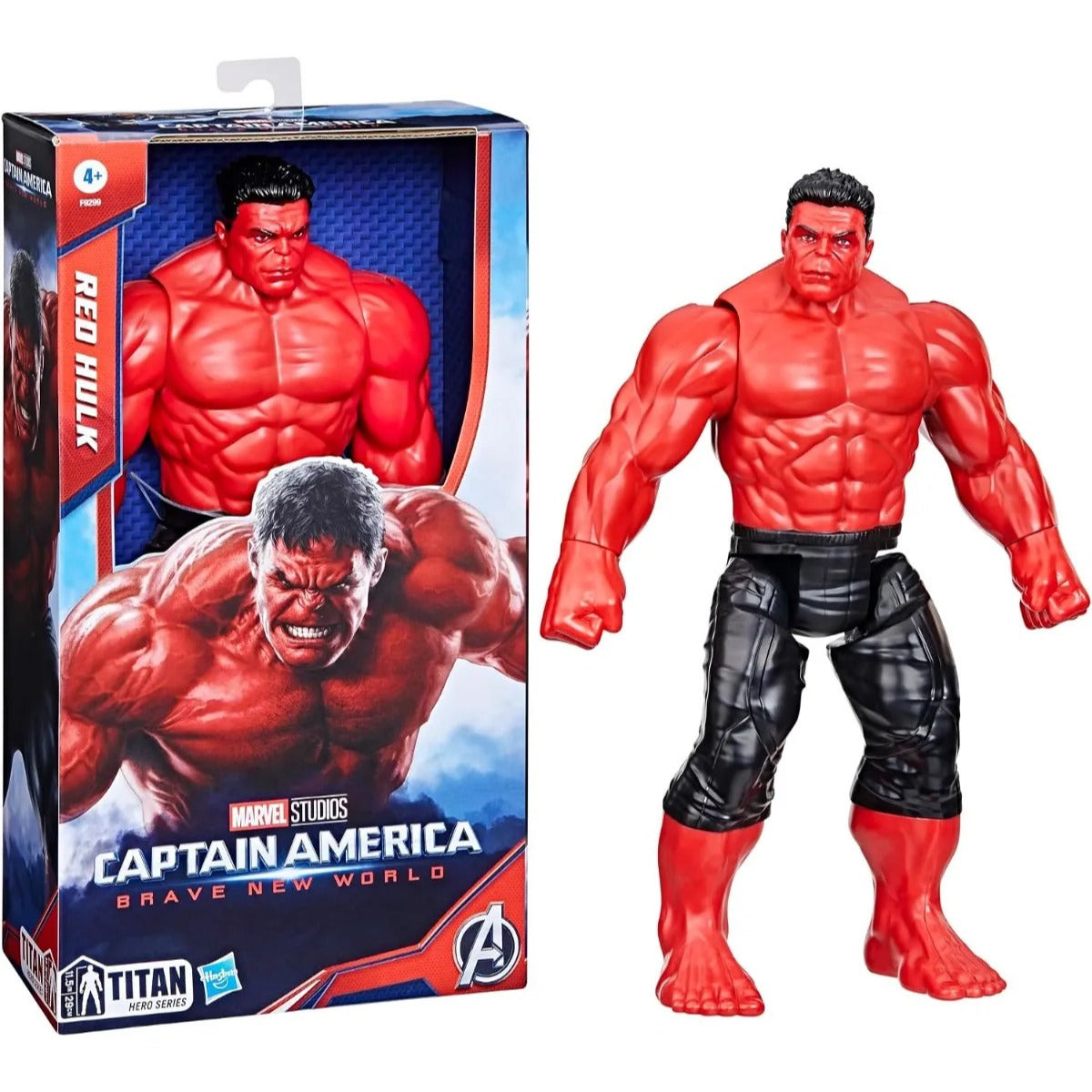 Marvel Titan Series Hulk Rojo Figura Acción Deluxe 30cm