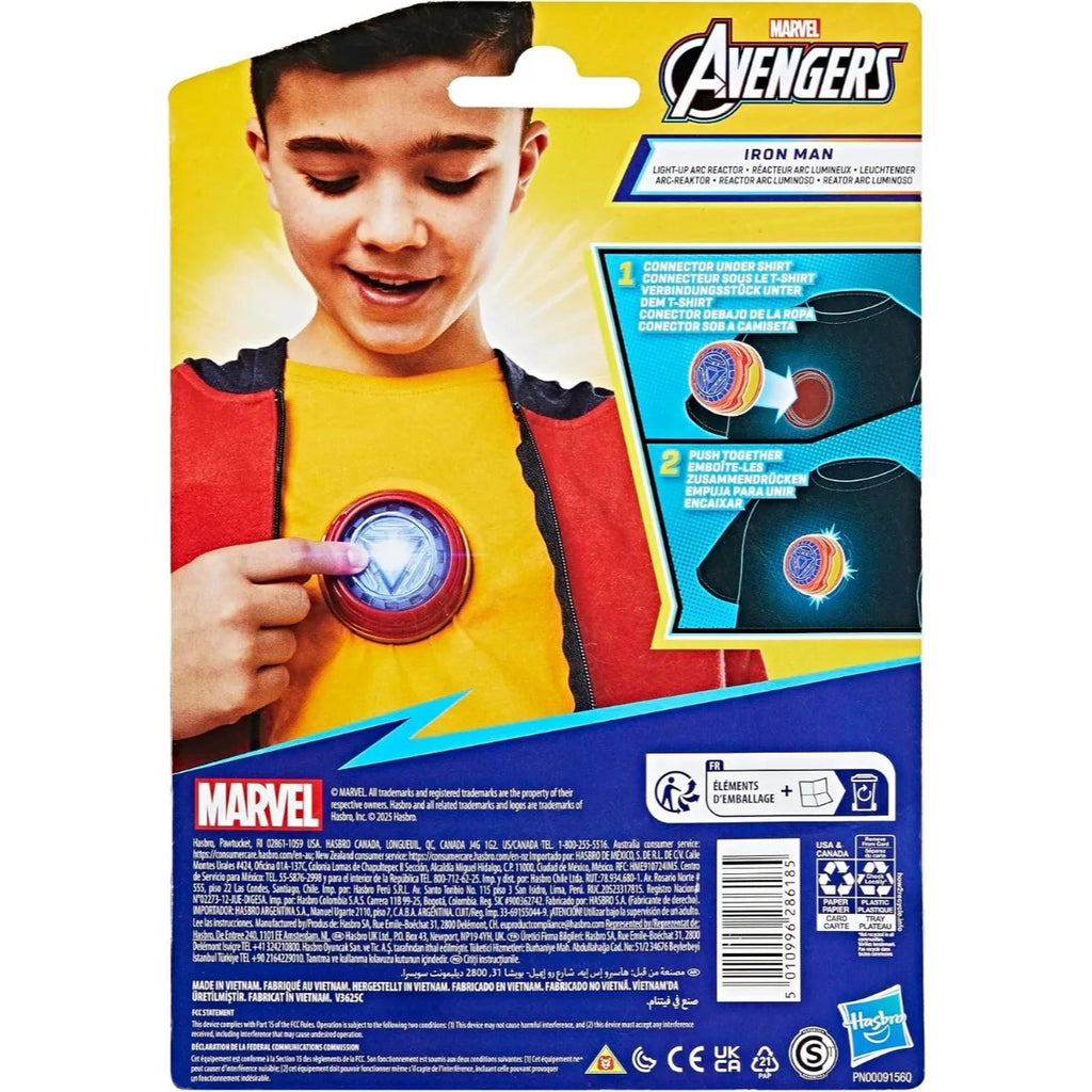 Marvel Avengers Iron Man Reactor Arc Luz Juguete