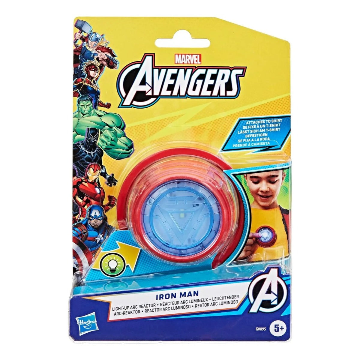 Marvel Avengers Iron Man Reactor Arc Luz Juguete