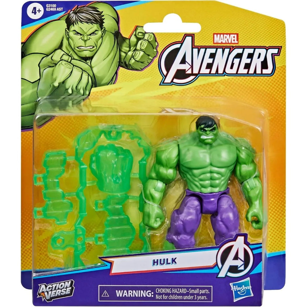 Marvel Avengers Hulk Figura 11cm Con Accesorios