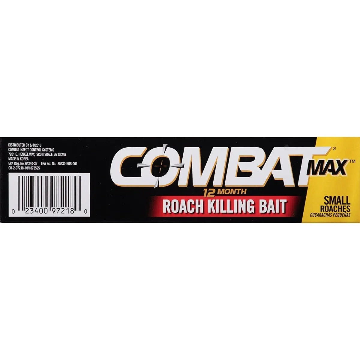 12 X Combat Max Cebo Mata Cucarachas Seguro Para Niños