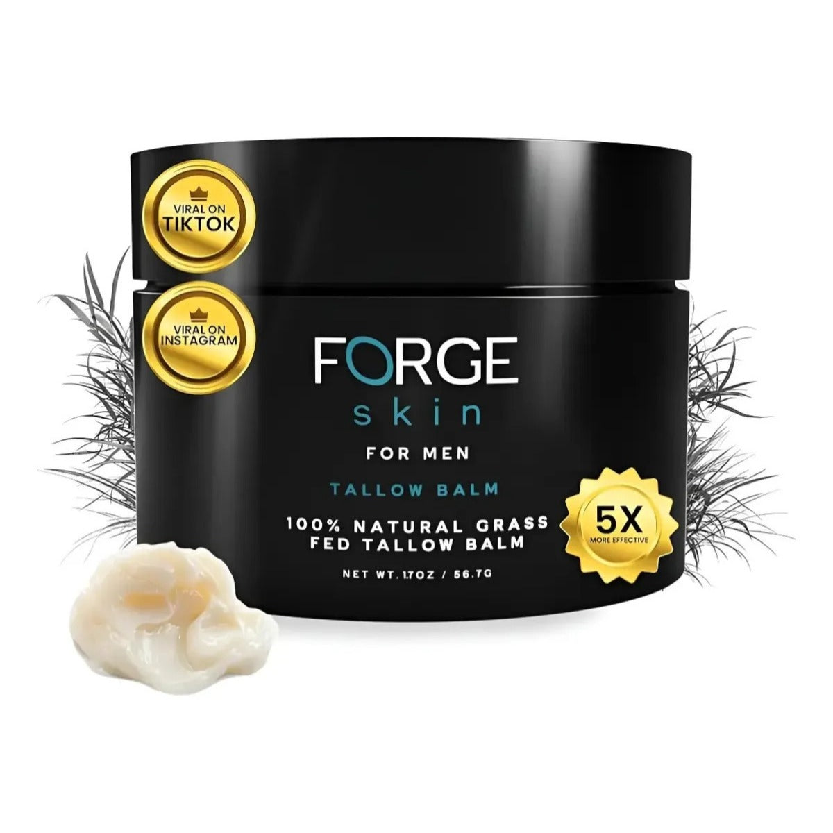 Forge Skin Bálsamo Sebo Res 50ml Hidratante Original Pack 2