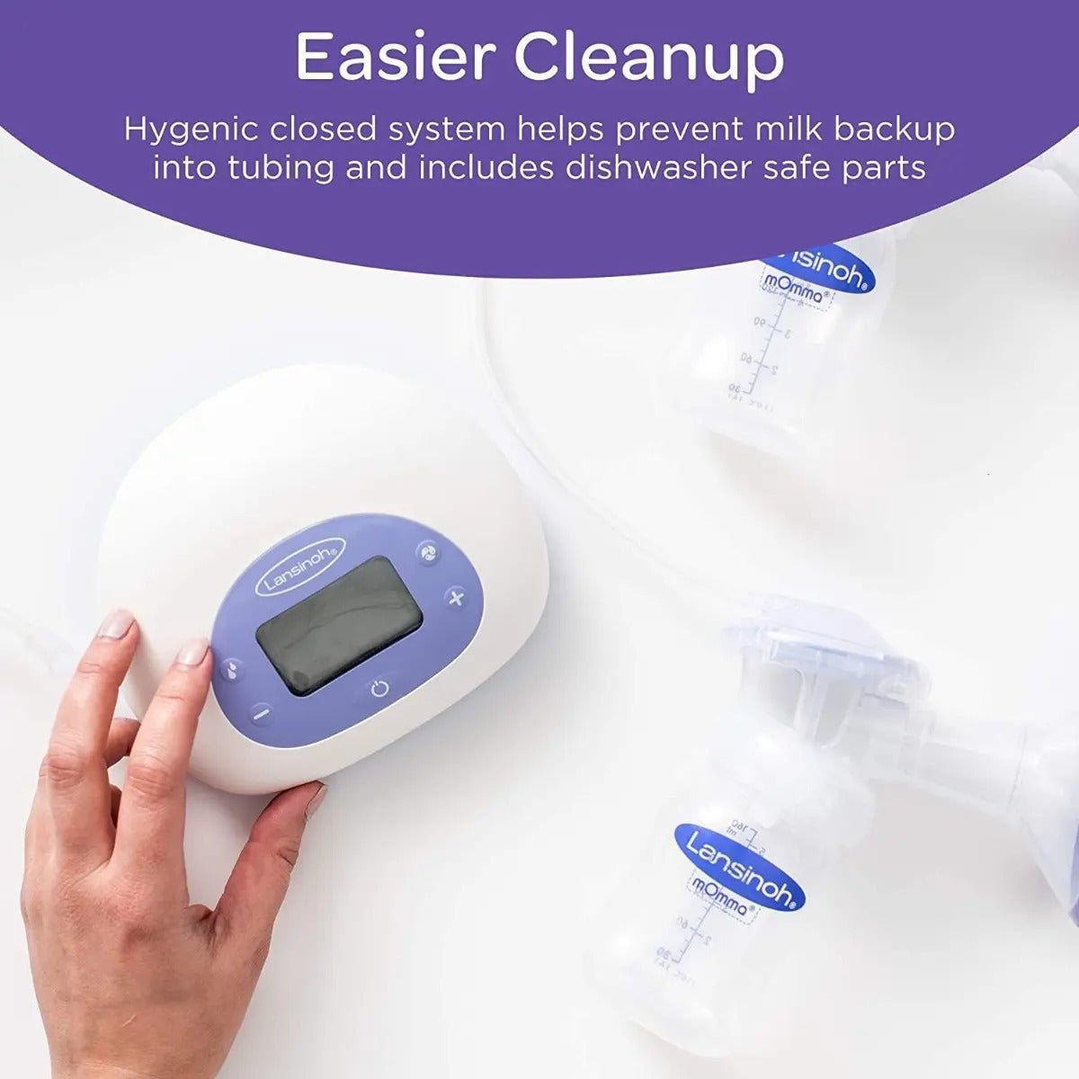 Extractor De Leche Eléctrico Doble Signaturepro De Lansinoh