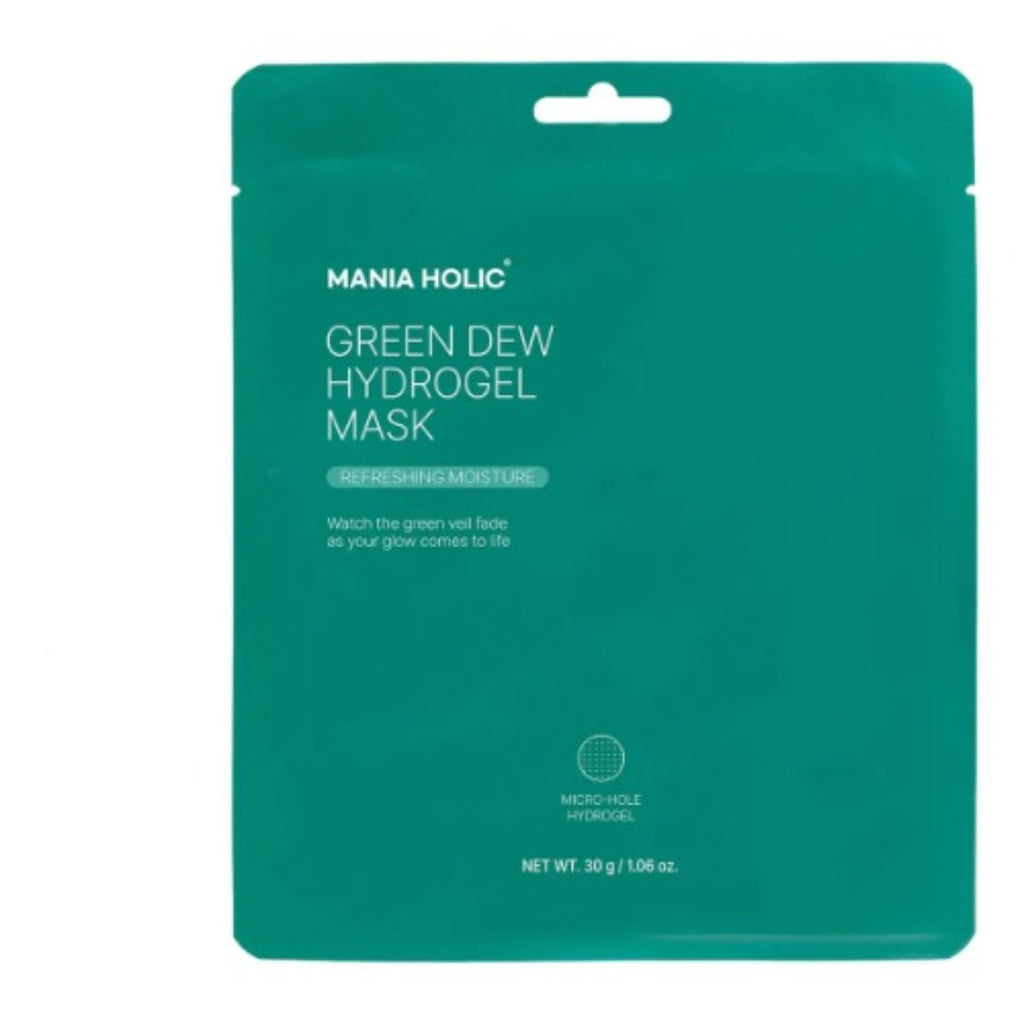 Green Dew Máscara De Hidrogel Mascarilla Vegana Con Hoja