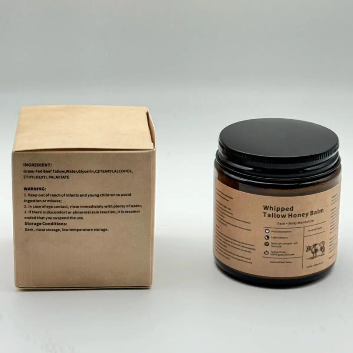 Bálsamo De Sebo Y Miel Orgánico Para Piel 113g