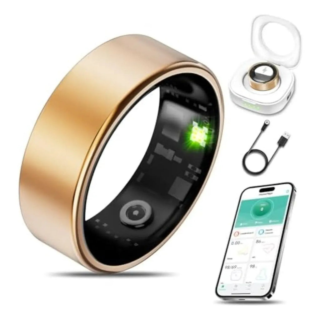 Anillo Inteligente Salud Fitness Ritmo Cardiaco Oxigeno Ip68