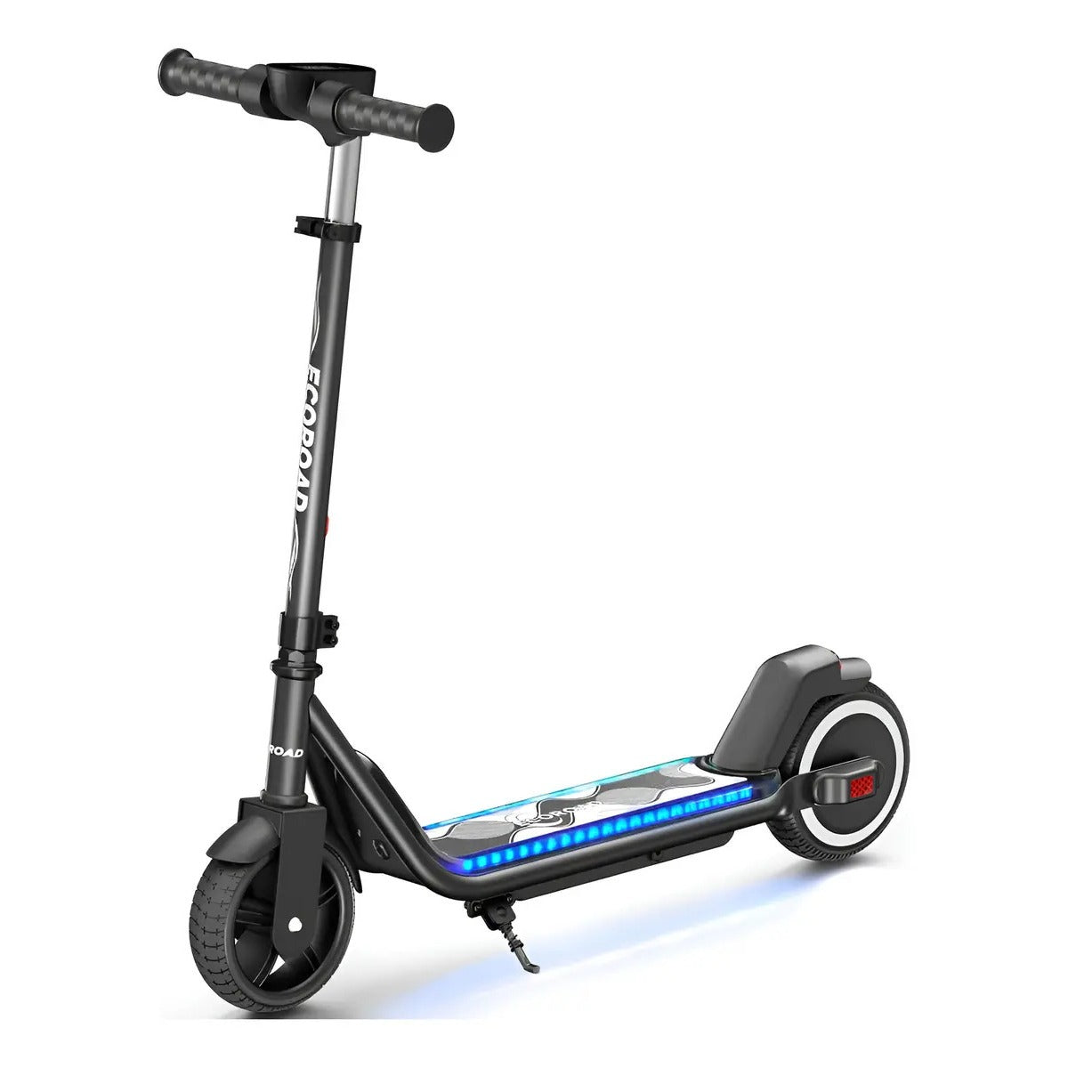 Scooter Eléctrico ECOROAD EK6 Negro Plegable Batería Ion Litio 12V Freno Disco