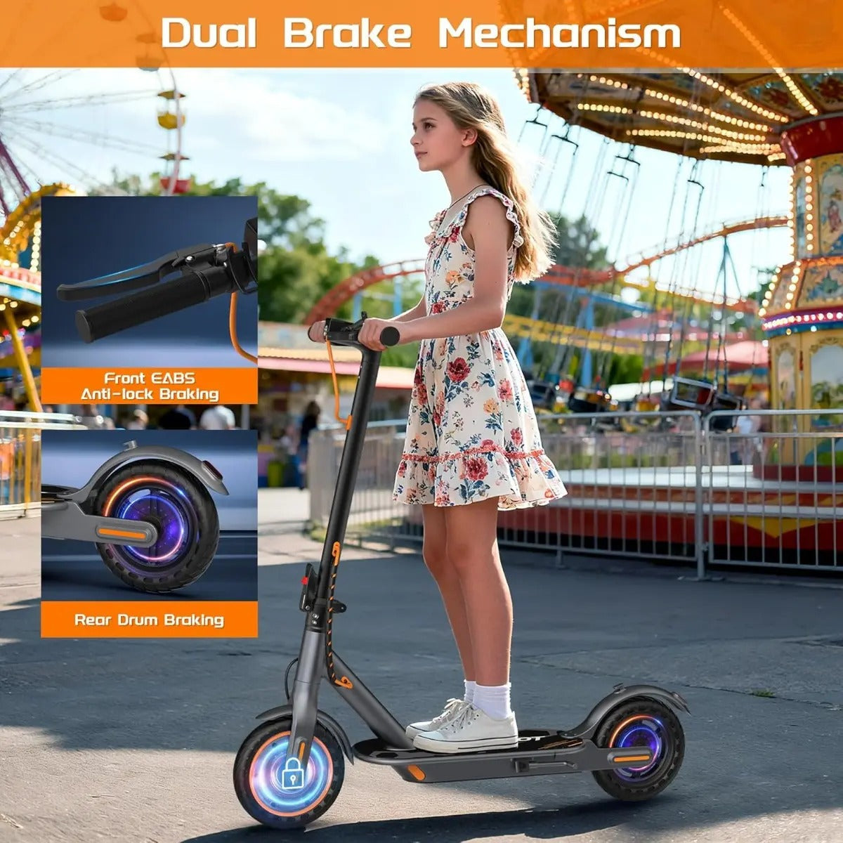 Scooter Eléctrico Maxshot Adultos Y Jóvenes Plegable 350w