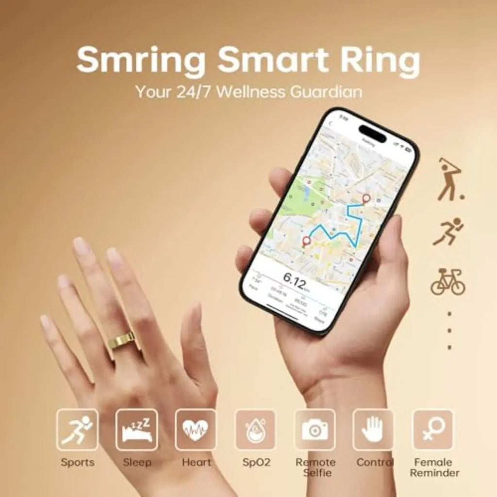 Anillo Inteligente Smring Salud Sueño Sin Suscripción