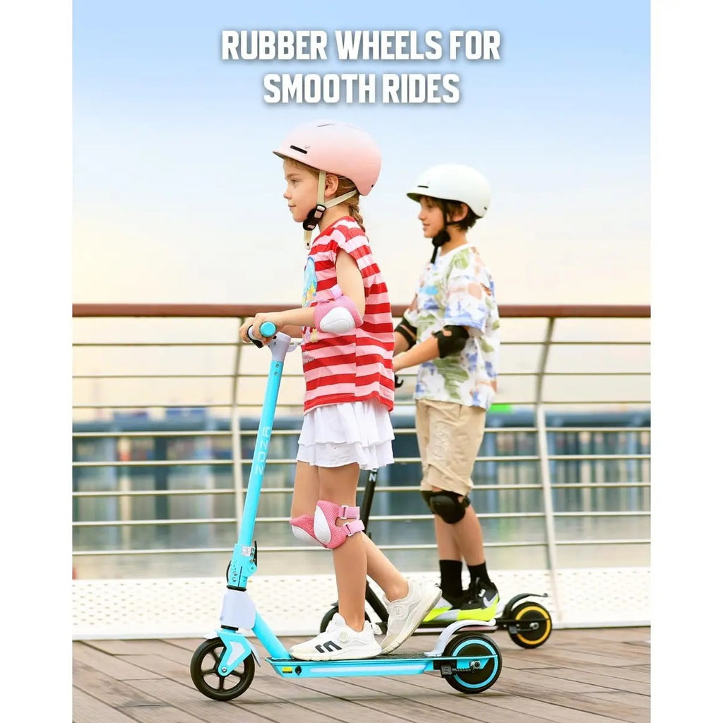 Scooter Eléctrico Niños 6 A 12 Años Plegable Luces Led