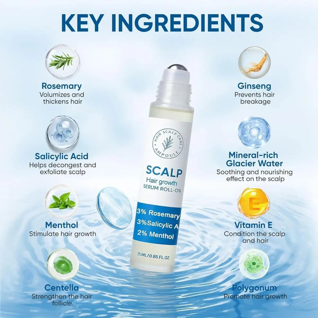 Serum Romero Roll On Crecimiento Capilar 25 Ml 2 Piezas