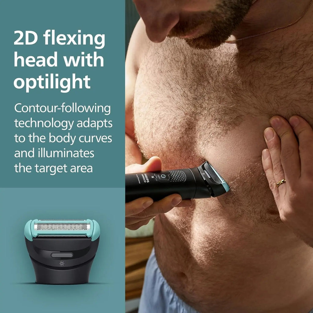 Recortadora Philips Bodygroom 7000 Impermeable Cuerpo Barba