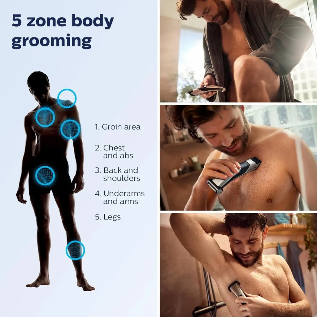 Recortadora Philips Bodygroom 7000 Impermeable Cuerpo Barba