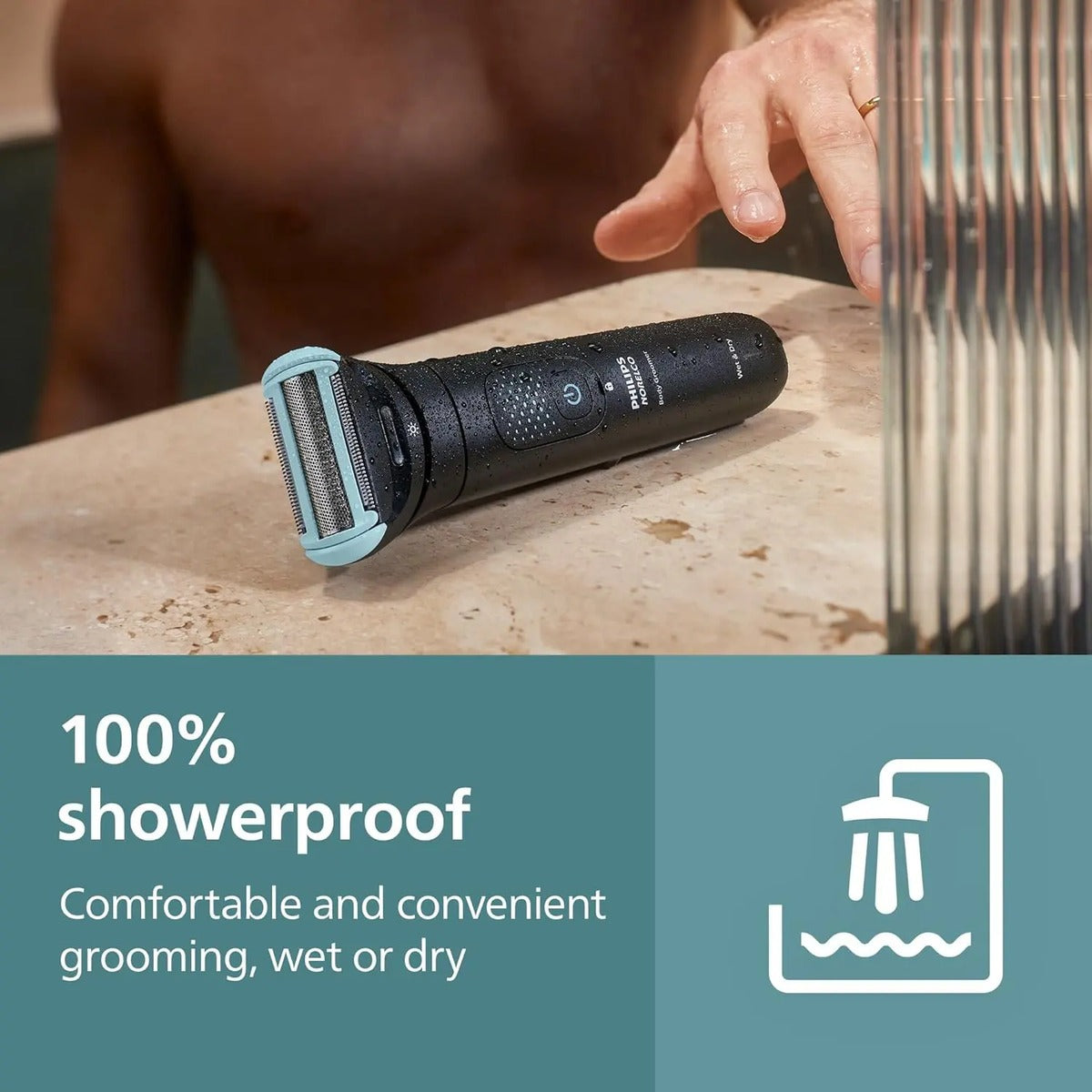 Recortadora Philips Bodygroom 7000 Impermeable Cuerpo Barba
