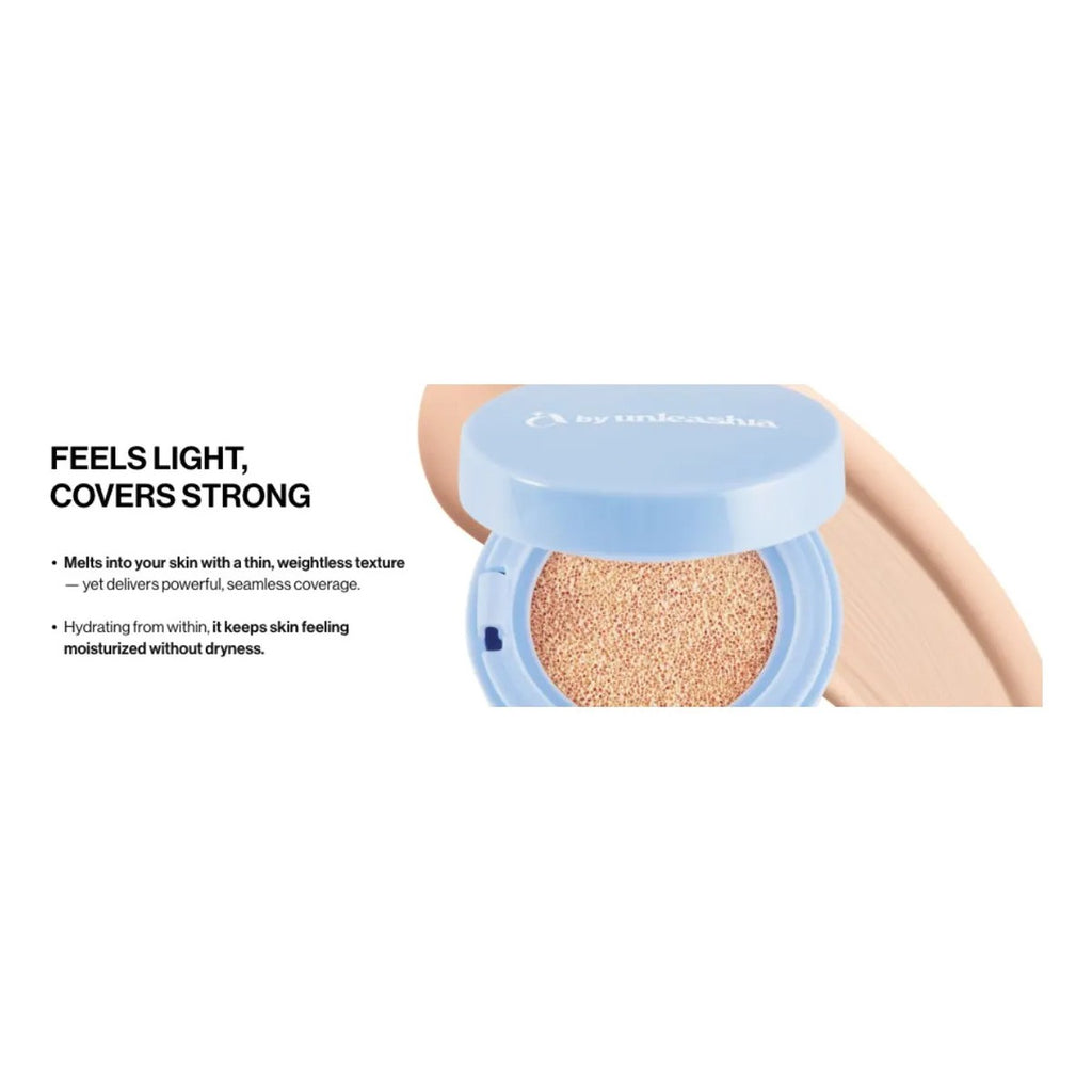 Base Cushion Unleashia Bae Bae Blue Cobertura Total