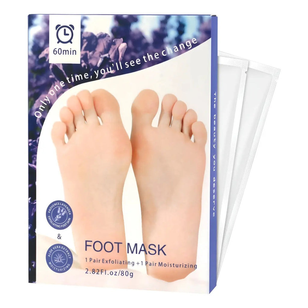 Mascarilla Bestidy001 Pies 2 Pares Exfoliante Azul
