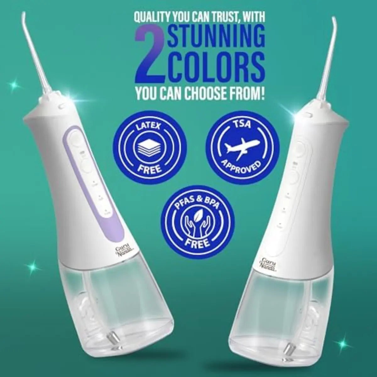 Irrigador Dental Portatil Xl 380 Ml Con Temporizador