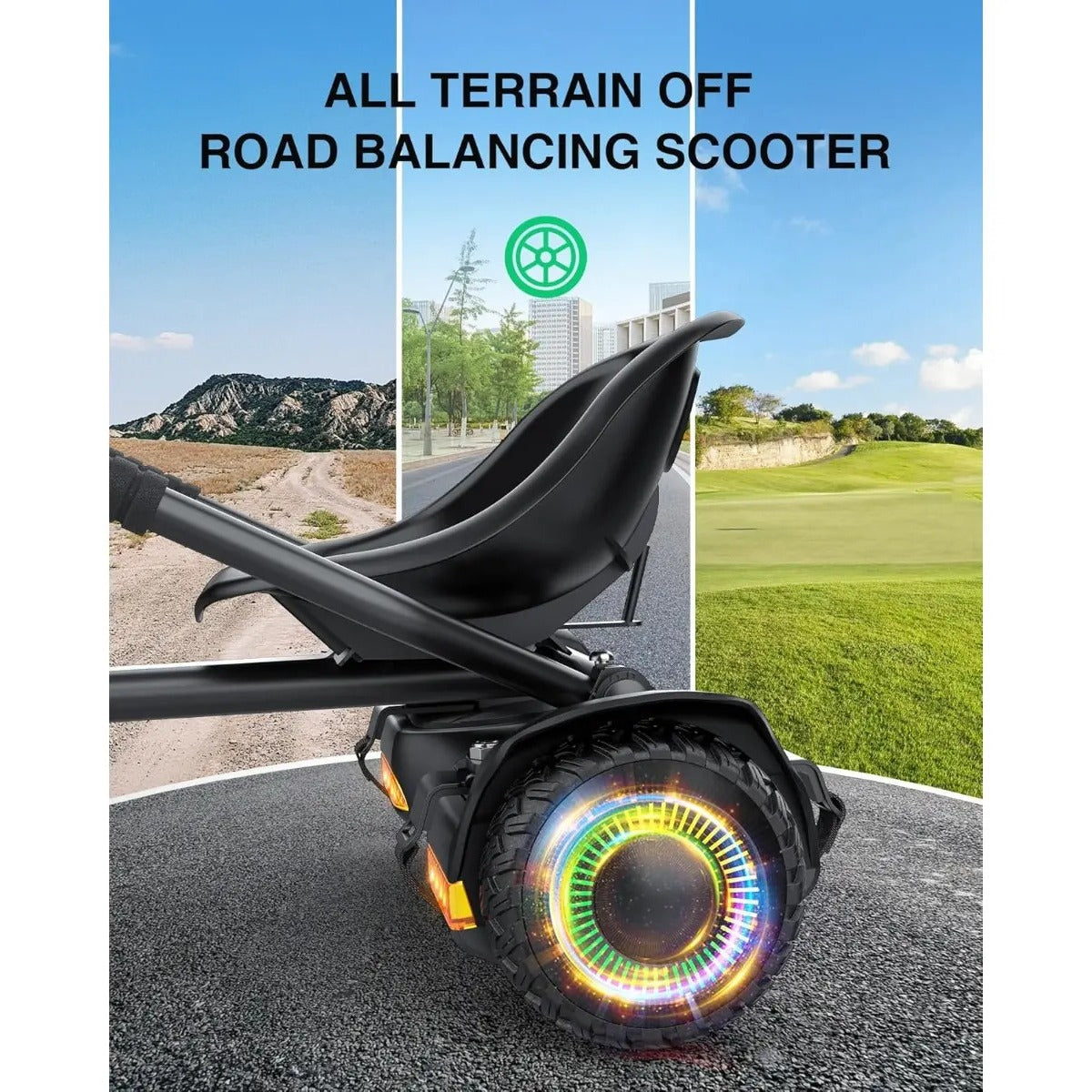 Scooter Eléctrico Gyroor 500w Asiento Ajustable