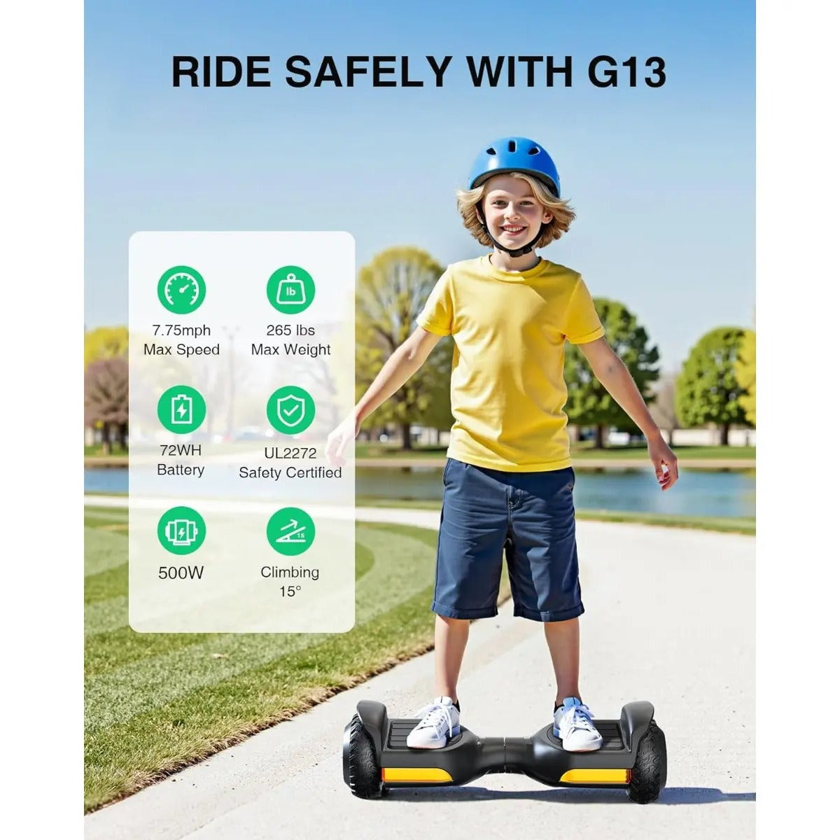 Scooter Eléctrico Gyroor 500w Asiento Ajustable