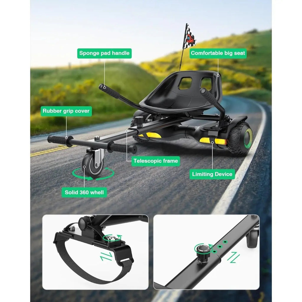 Scooter Eléctrico Gyroor 500w Asiento Ajustable