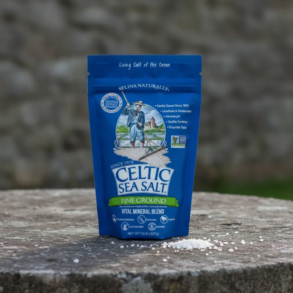 Sal Marina Celta Bolsa Resellable Molida Fina 227 G