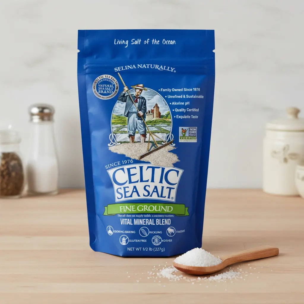 Sal Marina Celta Bolsa Resellable Molida Fina 227 G
