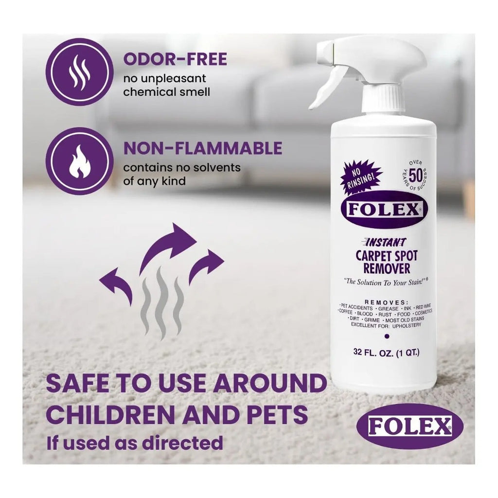 Limpiador Alfombras Folex 32 Oz Elimina Manchas Eficaz